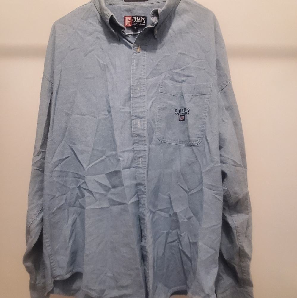 Chaps XL mens long sleeve shirt